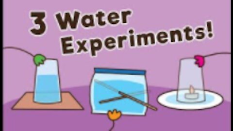 3 Easy Water Experiments for Kids