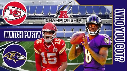 Kansas City Chiefs vs Baltimore Ravens | Play by play/Live Watch Stream| NFL 2023 AFC Champ