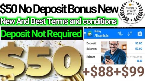 No deposit bonus forex 2022 | 50$ No deposit bonus | forex no deposit bonus