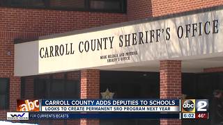 Carroll Co. schools staffed with deputies