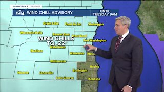 Wind Chill Advisory in effect overnight