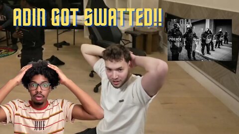 AJLIVEREACTS to Adin Ross Got Swatted Live On Stream | Reaction!