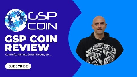 GSP Coin Review - Mining, Smart Nodes, etc... #crypto #gspcoin
