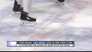 Steelheads take series lead against Grizzlies