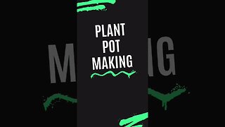 Plant Pot Making 🪴 #shorts #Shorts #youtube video ideas
