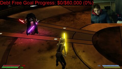 Darth Revan VS Mace Windu In A Battle With Live Commentary In Star Wars Jedi Knight Jedi Academy