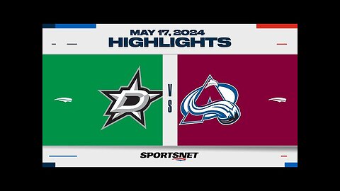 NHL Game 6 Highlights _ Stars vs. Avalanche - May 17, 2024