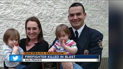 Firefighter killed in blast