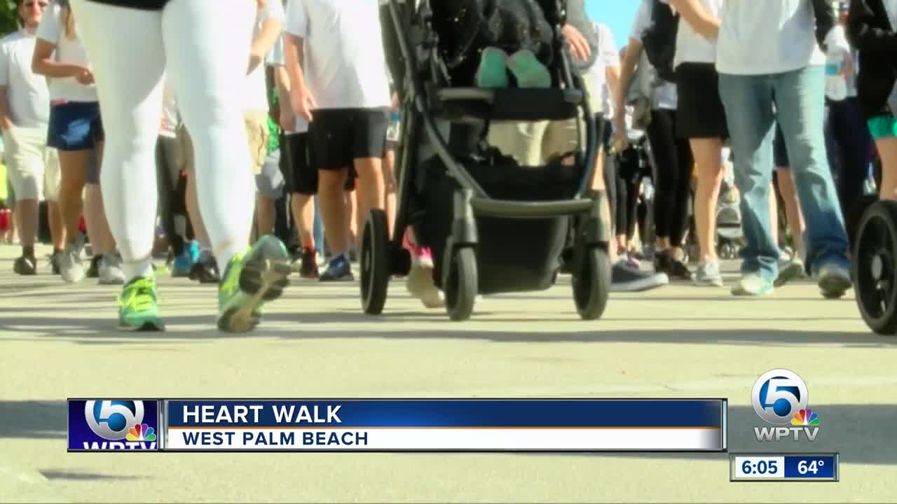 Palm Beach County Heart Walk held in West Palm Beach