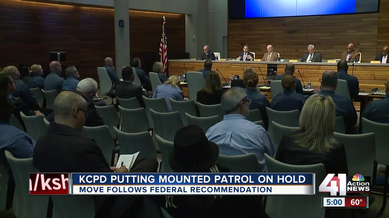 KCPD mounted patrol put on hold in larger effort to solve homicide cases