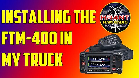 Installing the Yaesu FTM 400 XDR in my New Truck - 2023