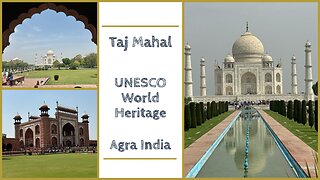 Taj Mahal - Agra India 2024 - One of the Seven Wonders of the World