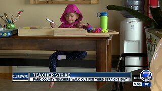 Park County mom teaches children at home during teacher strike