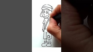 How to draw and paint El Chavo del Ocho