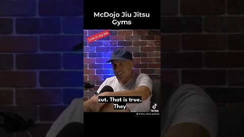 McDojo BJJ 🥋 #shorts #reel #bjj #jiujitsu #podcast #viral #mcdojo #fight #foryou #fyp #ko