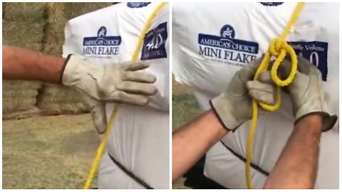 How to properly tie a rope