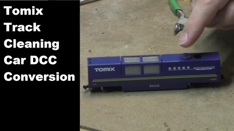 Tomix Cleaning Car DCC Conversion