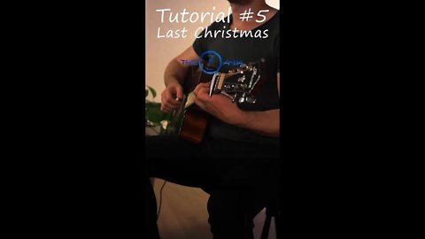 Tutorial #5 | Last Christmas (Guitar Cover) - WHAM! / Taylor Swift | #shorts #guitar