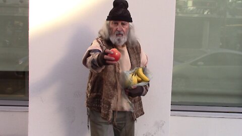 Would you accept fresh fruit from a homeless person?
