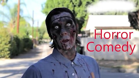 Horror comedy video is a one part horror two part comedy.