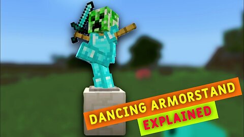 How to make dancing armor stand in minecraft PE