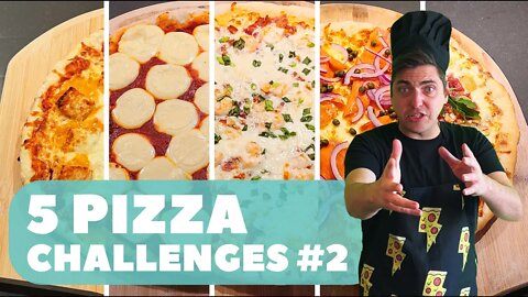 5 PIZZA CHALLENGES #2 | Pizza for Weirdoughs