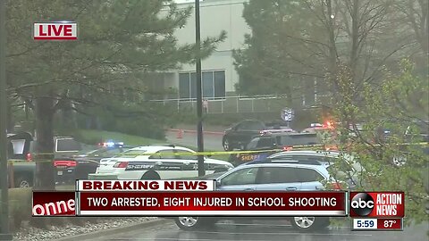 2 arrested, 8 hurt in Colorado school shooting