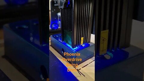 Phoenix overdrive pedal laser engraving #pedals #laserengraving #overdrivepedal #guitaraccessories