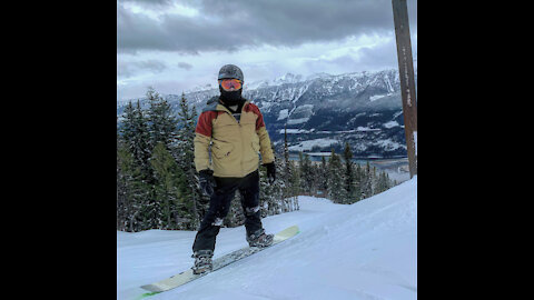 Snowboarding in Revelstoke BC