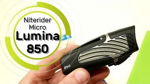 The Niterider Lumina Micro 850 Lumen Handlebar Helmet Light