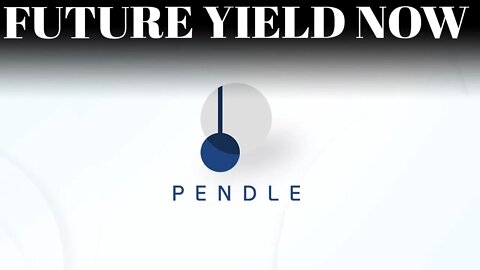 Get your future yield NOW with $PENDLE