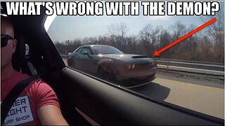 Dodge Demon owner can't believe he LOST to a STOCK AMG C63! (Even I was shocked LOL)