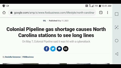 Colonial Pipeline Ransomware Attack...