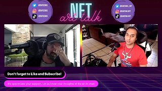 NFT ART TALK - EP 42 - FABIEN AERTS, CYBER TONE, K-REX, JOSHUA SQUASHUA, NIKE, CHRIS BROWN