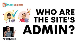 Show the Website's Admin Details - Code Snippets