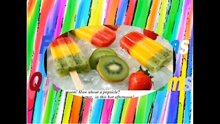 Good afternoon, how about a popsicle? Wish you a delicious afternoon! [Message] [Quotes and Poems]