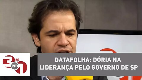 Pesquisa Datafolha mostra Doria na liderança na corrida pelo Estado de SP