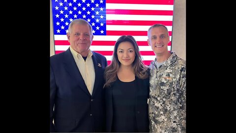 ANGIE WONG Legacy PAC President , Veterans For America First Ambassador with Corey Lewandowski 10/22