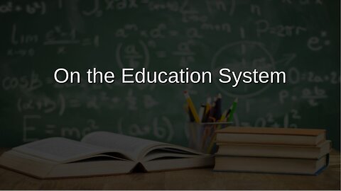 Free Your Mind Canada: Episode 10 On the Education System