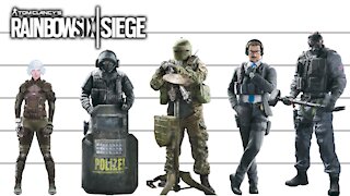 Rainbow 6 | Characters Height Comparison