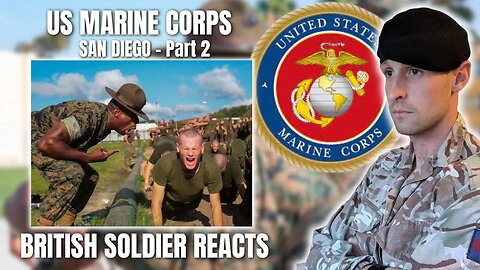 US Marine Corps Bootcamp (San Diego Part 2) British Army Instructor Reacts