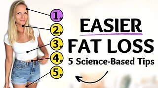 How To Lose Weight More EASILY in 2023 // 5 Practical Tips That Work (Science-based!)