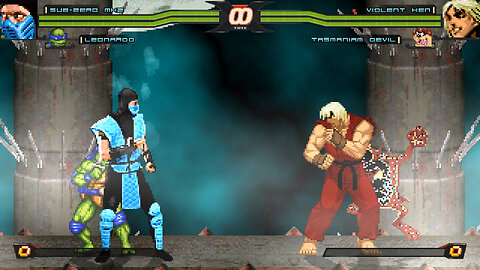 MUGEN Sub-Zero MK2 & Leonardo vs. Violent Ken & Tasmaniam Devil - Download