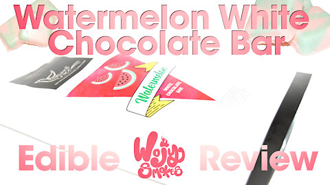 Natures Grace Watermelon White Chocolate Bar Edible Review