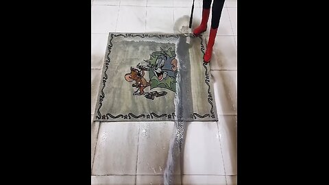 New method V Horrible dirty carpet cleaning satisfying