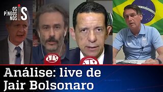 Comentaristas analisam live de Jair Bolsonaro de 03/09/20