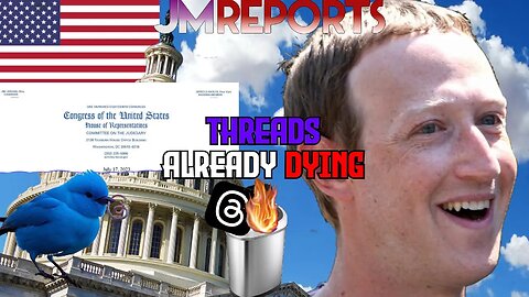 Zuckerberg threads already COLLAPSING usage already down 75% in 4 days & works with the government