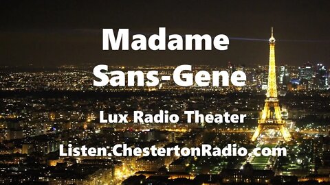 Madame Sans-Gene - Jean Harlow - Robert Taylor - Claude Rains - Lux Radio Theater