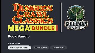 Dungeon Crawl Classics MEGA Humble Bundle