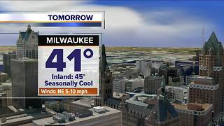 Mostly sunny and mild Friday